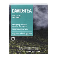 DAVIDsTEA Green Tea - Japanese Sencha - 12's