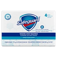 Safeguard Deodorant Bar Soap - 4 x 113g