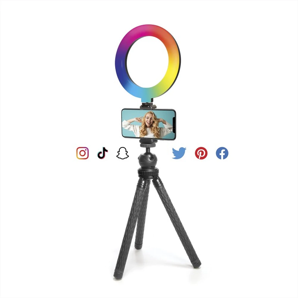 Mobifoto RGB Ringlight - 6in - MOBIRL06R