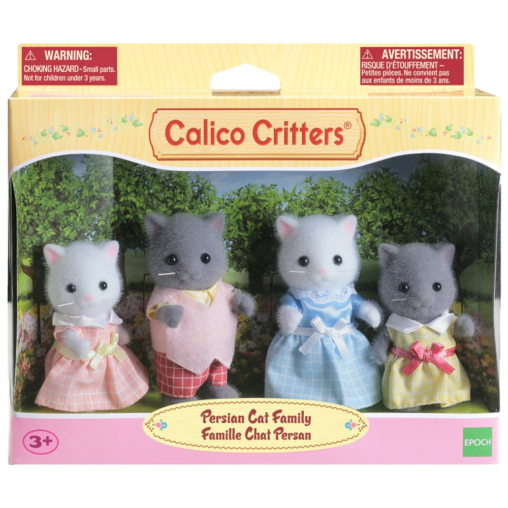 Calico Critters Persian Cat Family