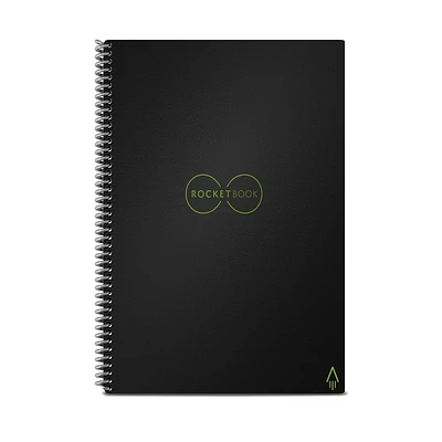 Rocketbook Core Lined Notebook - Black - EVR2-L-RC-A-FR