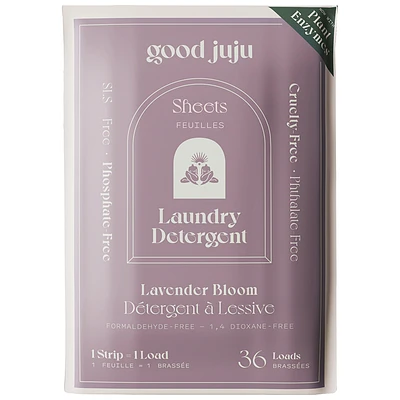 Good Juju Laundry Detergent Sheets - Lavender Bloom - 36 Sheets