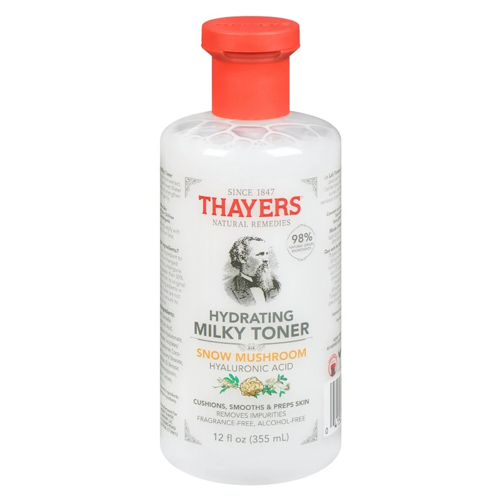 Thayers Milky Hydrating Face Toner with Snow Mushroom And Hyaluronic Acid - 355ml