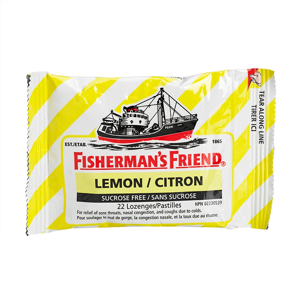 Fisherman's Friend - Sugar Free Lemon - 22s