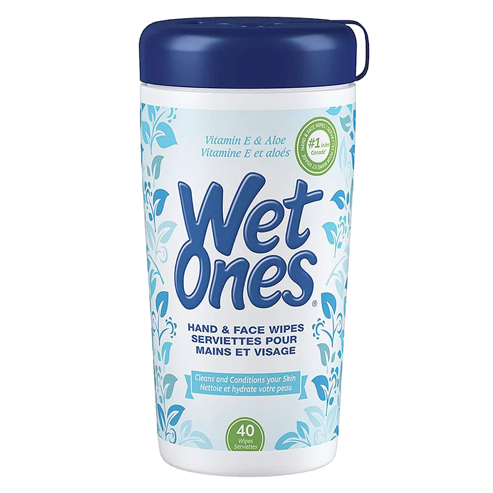 Wet Ones Wipes - Canister - 40's