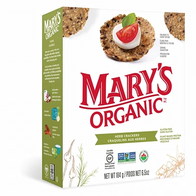 Mary's Organic Crackers - Herb - 184g