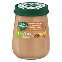 Baby Gourmet Puree - Banana Cinnamon and Whole Grains - 113ml