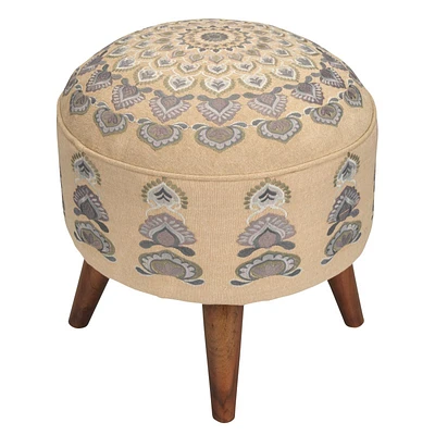 Collection by London Drugs Embroidery Foot Stool - 40x45cm