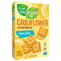 From The Ground Up Cauliflower Snacking Crackers - Sea Salt - 113g