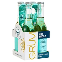 GrÃ¼vi Dry Secco Alcohol Free Wine - 4x275ml