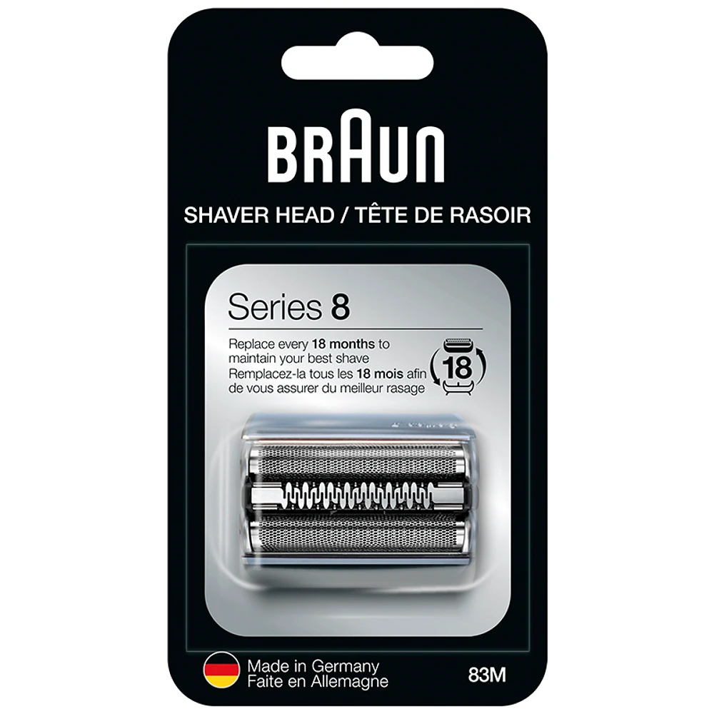 Braun Series 8 Electric Shaver Replacement Head - Silver