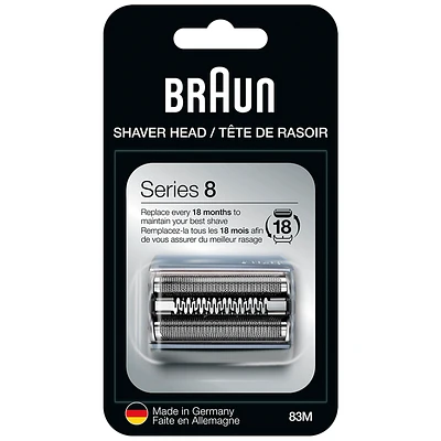 Braun Series 8 Electric Shaver Replacement Head - Silver