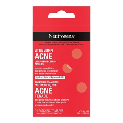 Neutrogena Stubborn Acne Ultra-thin Blemish Patches - 24 piece