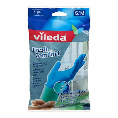 Vileda Fresh Comfort Household Gloves - Medium