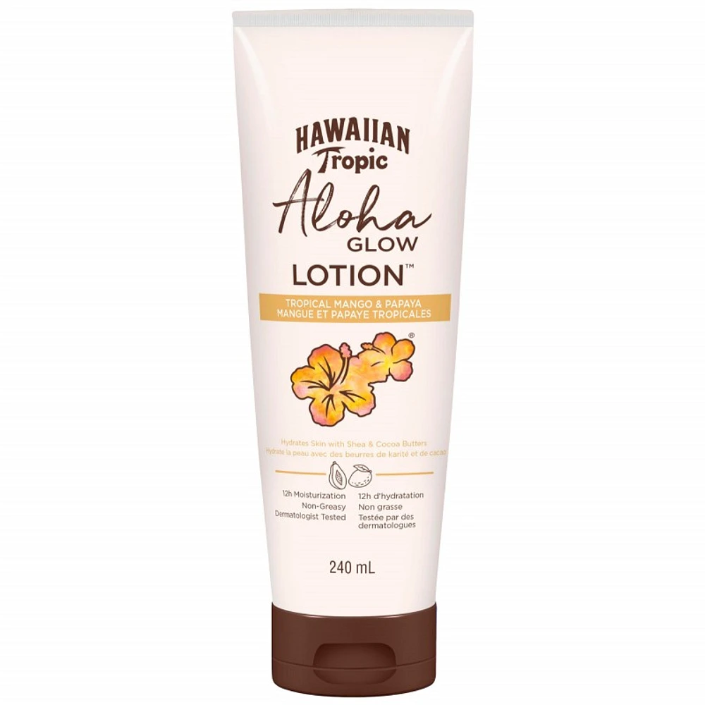 Hawaiian Tropic Aloha Glow Lotion - Tropical Mango and Papaya - 240ml