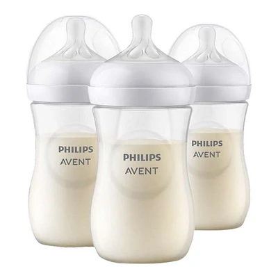 Philips Avent Natural Response Baby Bottle - 260ml - 3 pack