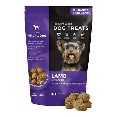 Foley Dog Treat VitalityDog Lamb with Apple - 400g