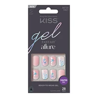 Kiss gel FANTASY allure False Nails Kit - Short - Variation - 28's