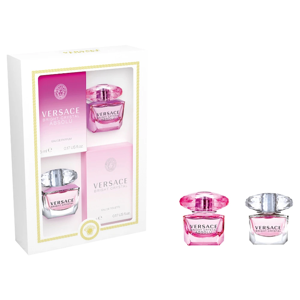 Versace Bright Crystal Absolu Eau de Parfum Duo Miniature Gift Set - 2 piece