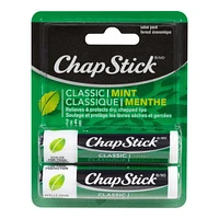 ChapStick Classic Lip Balm - Mint - 2 x 4g