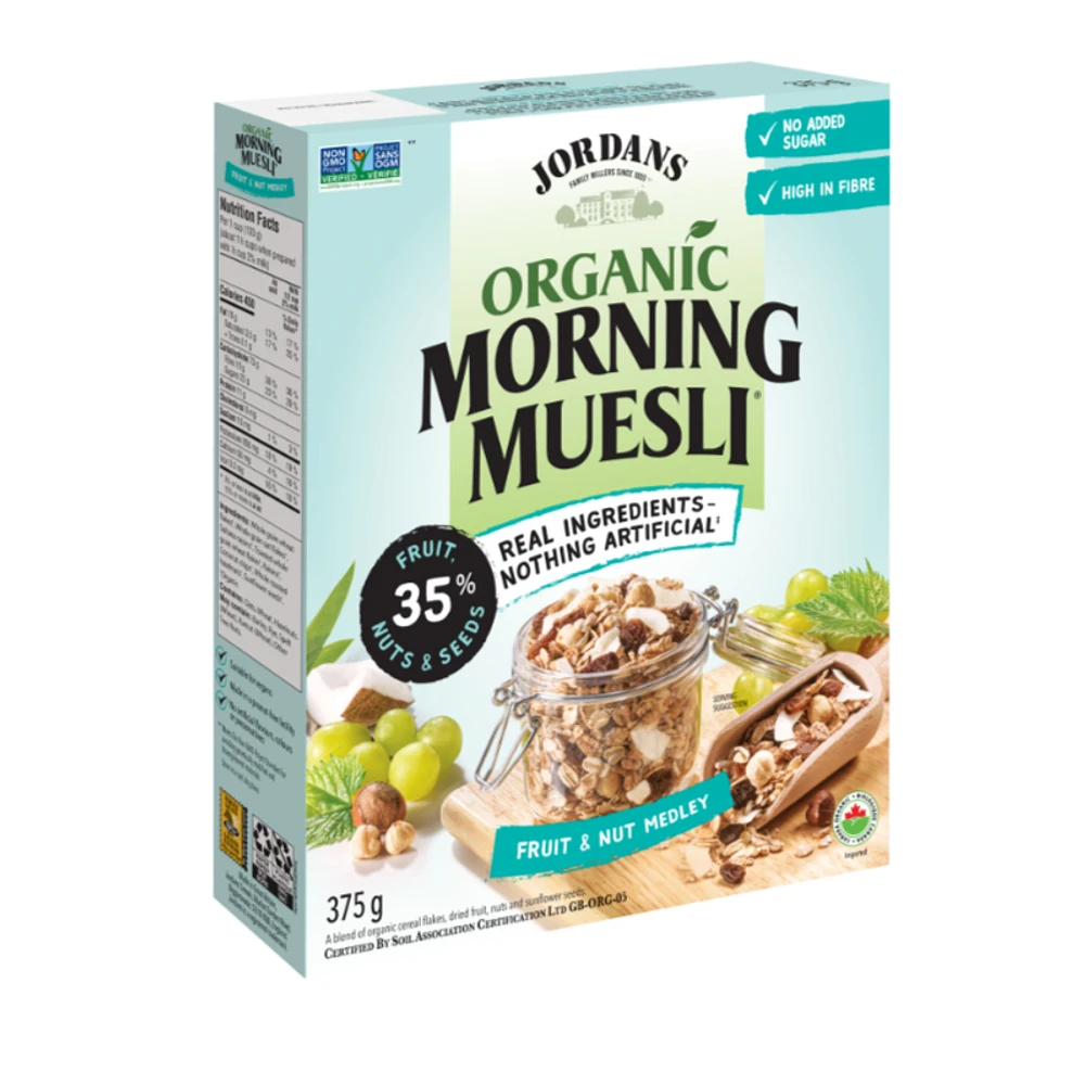 Jordans Morning Muesli Granola - Fruit and Nut Medley - 375g