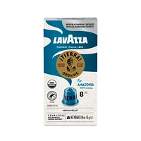 Lavazza Amazonia Organic Ground Coffee - Medium Roast - 10s