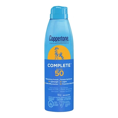 Coppertone Complete Sunscreen Spray - SPF 50 - 156g