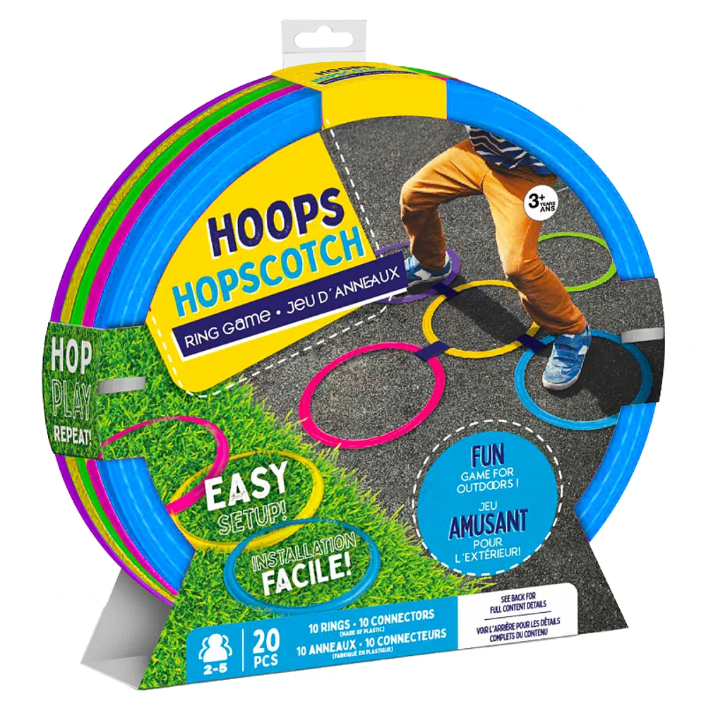 Hoops Hopscotch - Multi Colour - 20 Piece