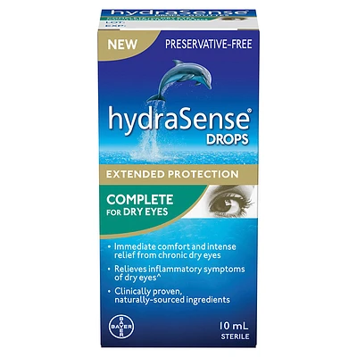 HydraSense Complete for Dry Eyes Drops - 10ml