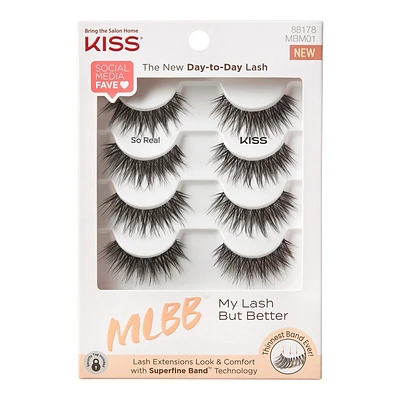 KISS My Lash But Better So Real Day-to-Day Lashes - 4 pairs