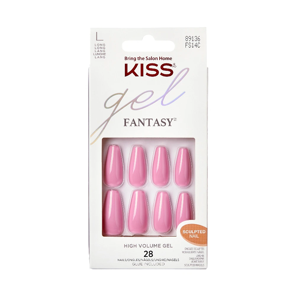 Kiss gel FANTASY Sculpted Nail Set - Coffin - Countless Times - 28's