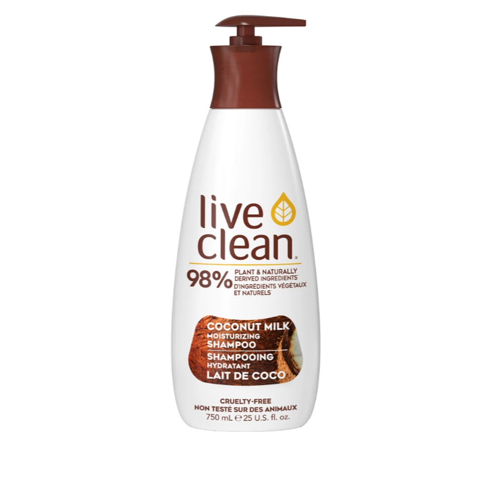 Live Clean Coconut Milk Moisturizing Shampoo - 750ml