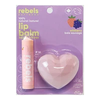 Rebels Refinery Lip Balm Set - Wildberry - 2 piece