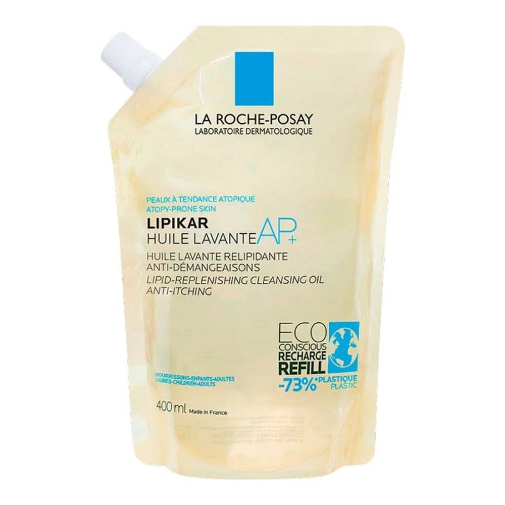 La Roche-Posay Lipikar AP+ Lipid-Replenishing Cleansing Oil Refill - 400ml