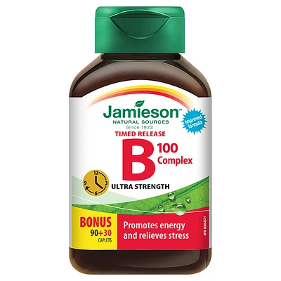 Jamieson B Complex 100 mg Timed Release - 90's