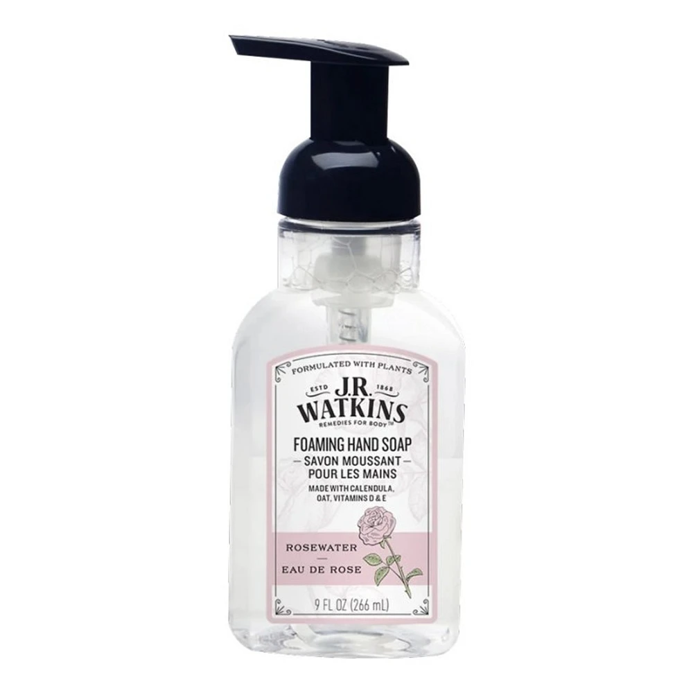 J.R. Watkins Foaming Soap - Rosewater - 266ml