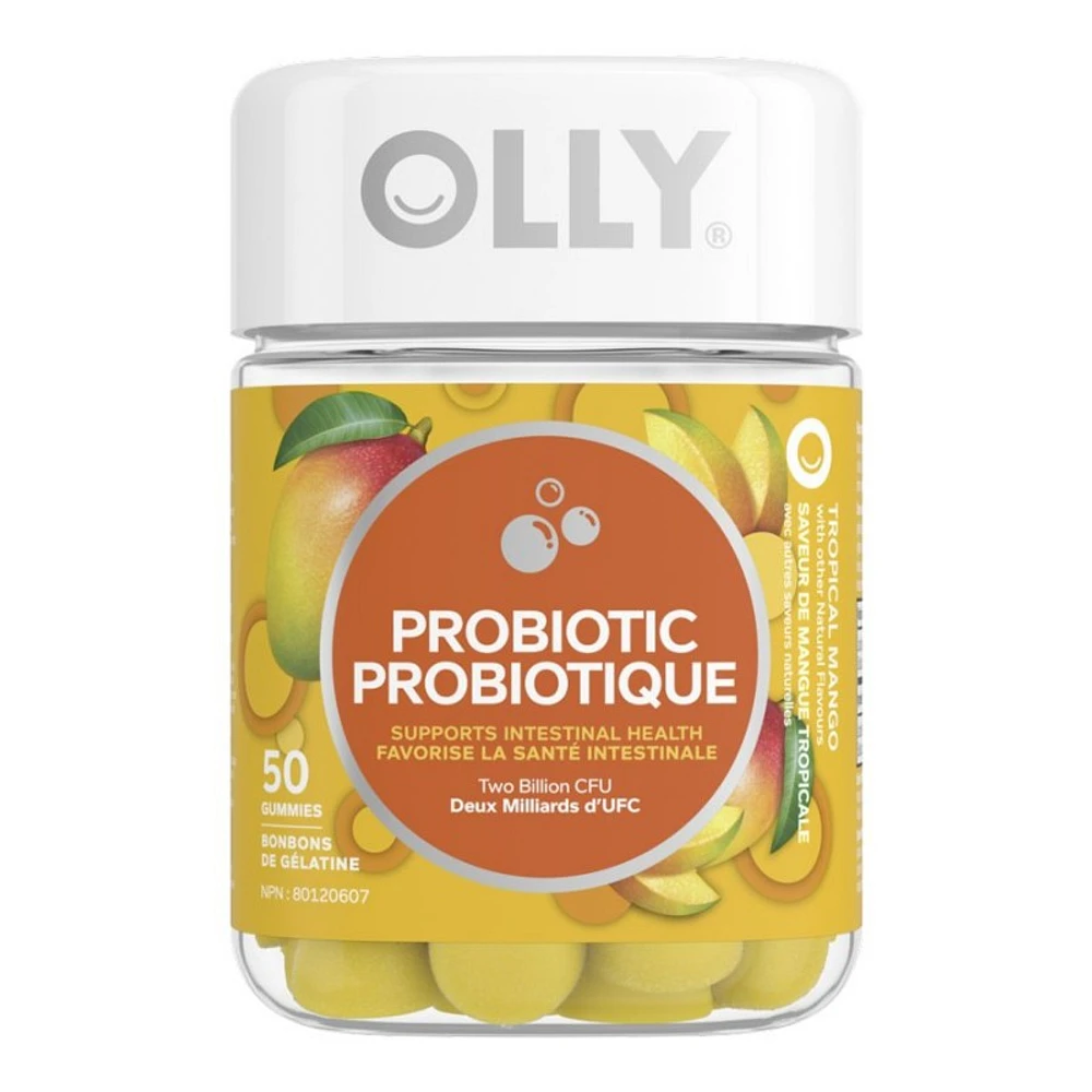 Olly Probiotic Gummies - Tropical Mango - 50's