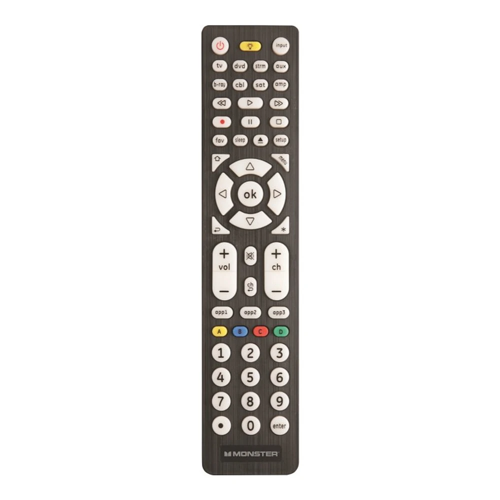 Monster 8-in-1 Universal Remote Control - MHX11008CAN