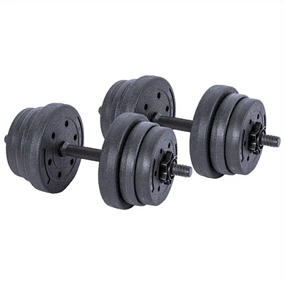 E360 Adjustable Dumbbell Set - 45lb - Black