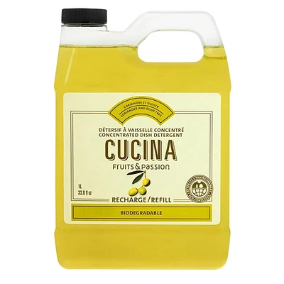 Cucina Coriander and Olive Tree Concentrated Dish Detergent Soap - 1L