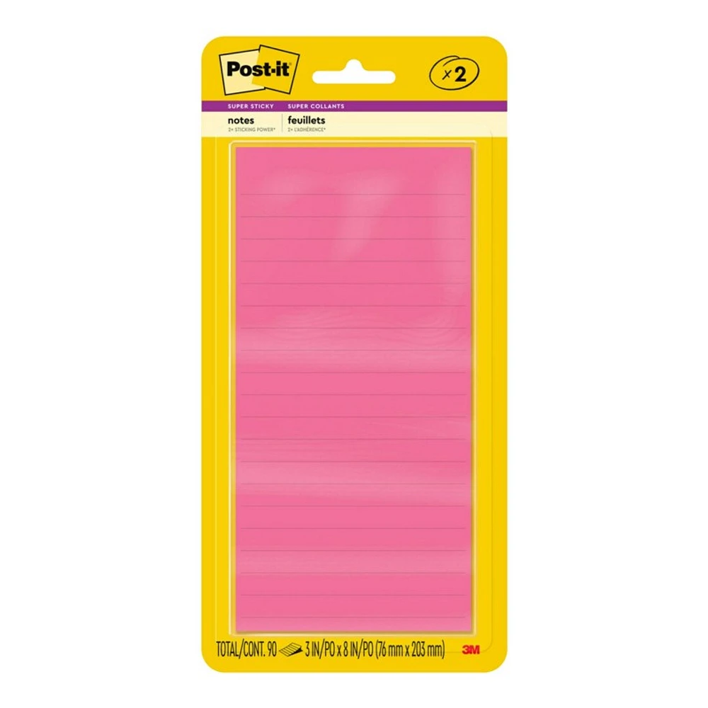 Post-it Super Sticky Energy Boost Collection Notes - 2 x 45 sheets