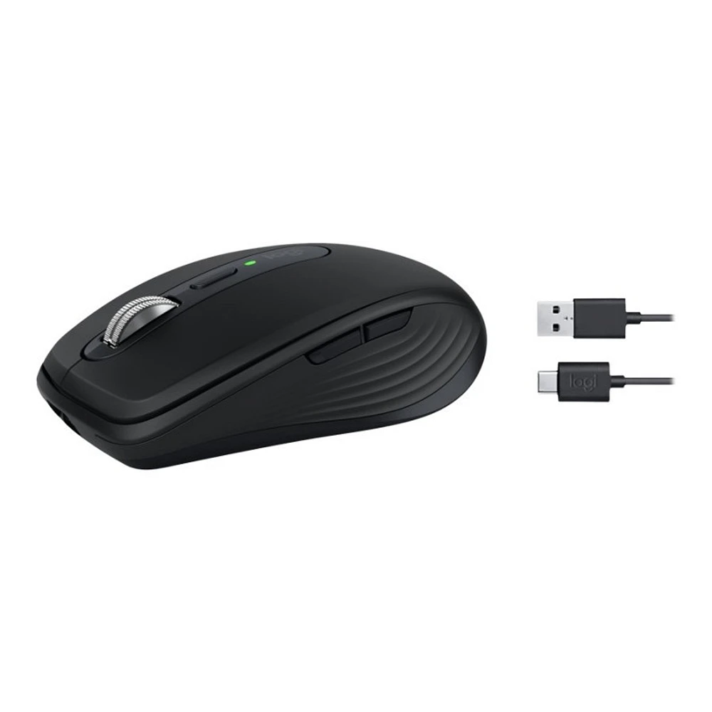 Logitech MX Anywhere 3S Wireless Mouse - Black - 910-006928