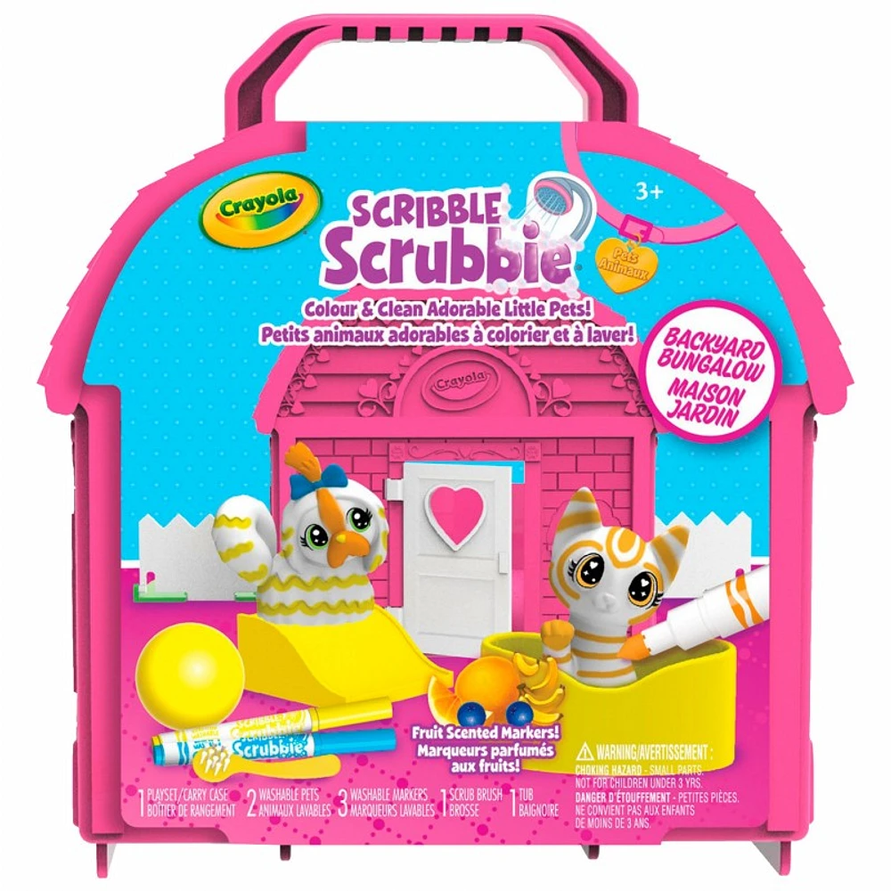 Crayola Scribble Scrubbie Pets Playset - Backyard Bungalow