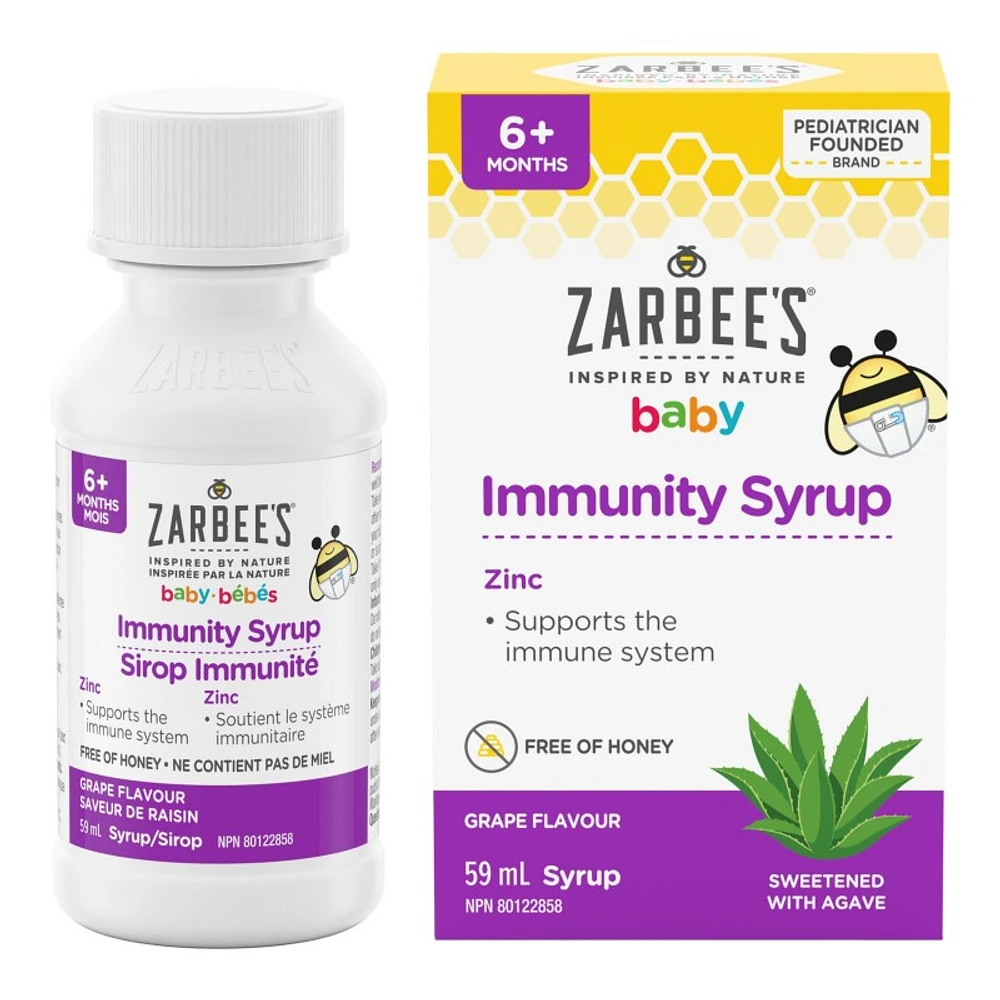 ZARBEES Baby Immunity Syrup Zinc - 59ml