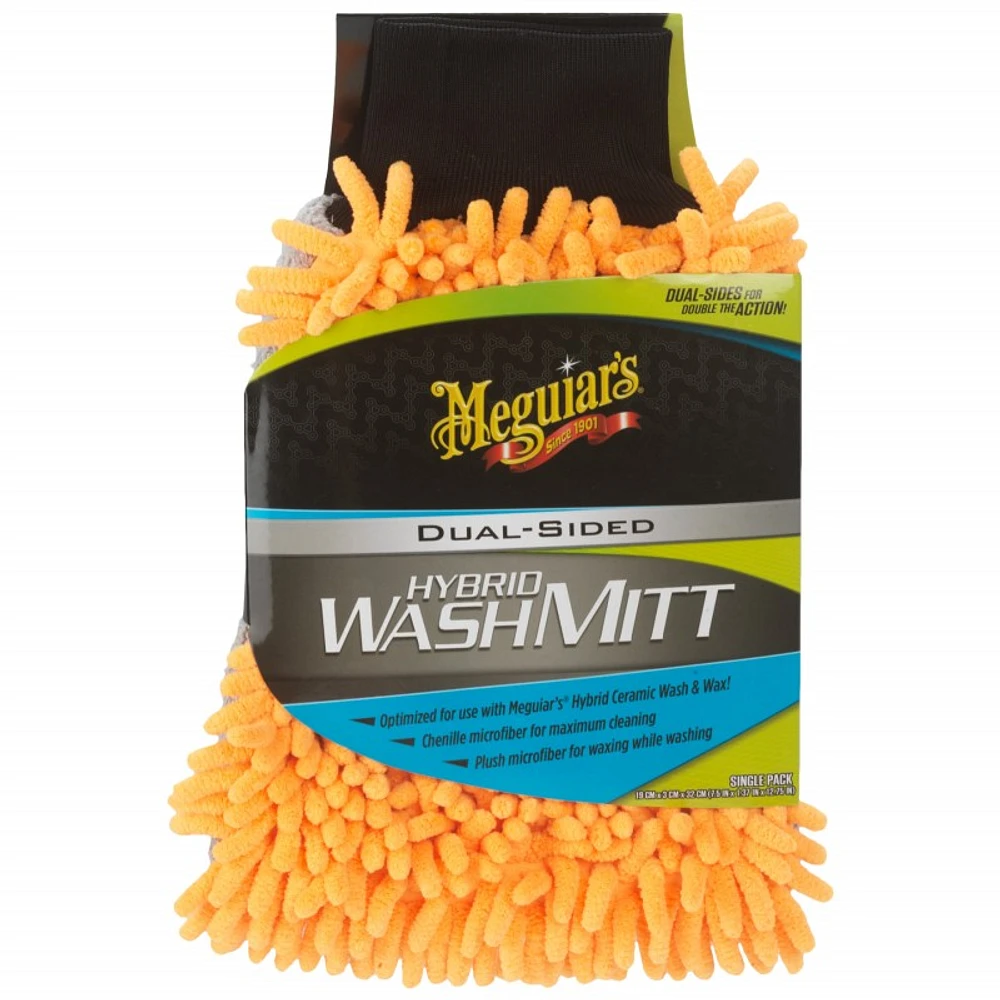 Meguiar's Hybrid Wash Mitt - Orange