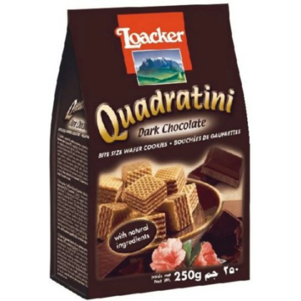 Loacker Quadratini Dark Chocolate - 250g