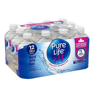 Pure Life Natural Spring Water - 12x330ml