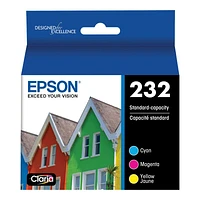 Epson 232 Multipack Ink Cartridge - Yellow, Cyan, Magenta - T232520-S