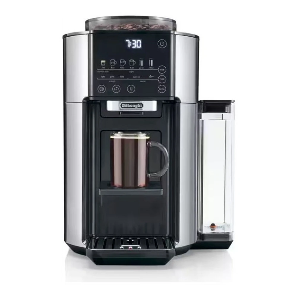 De'Longhi TrueBrew Automatic Coffee Machine - Silver Black - CAM51025MB