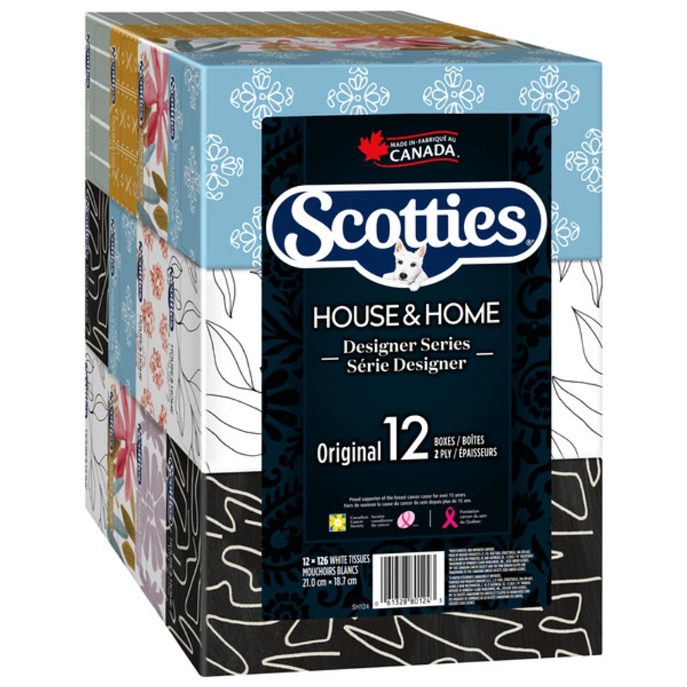 Scotties House and Home Designer Series Facial Tissues